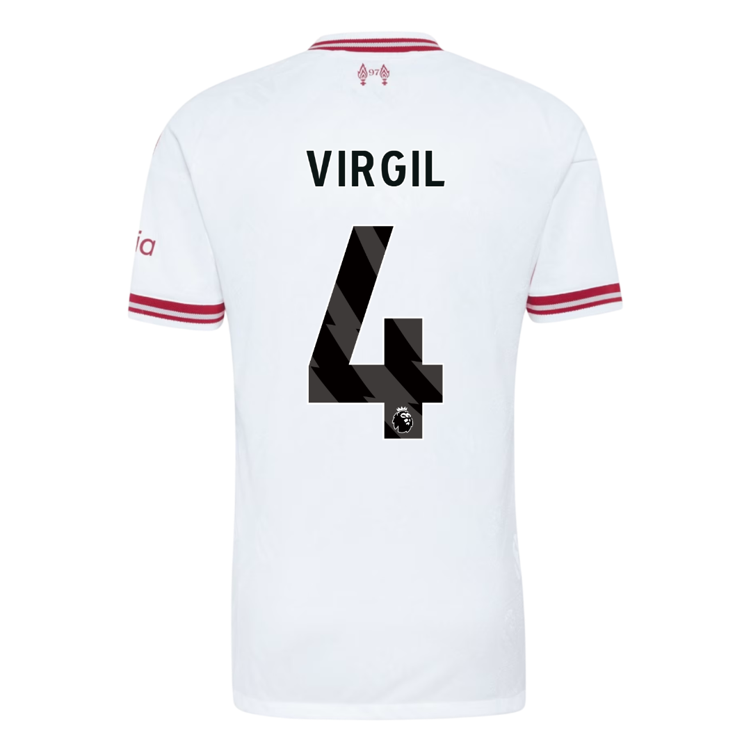 Maglia Gara Liverpool Trasferta VIRGIL #4 Uomo 2026/27