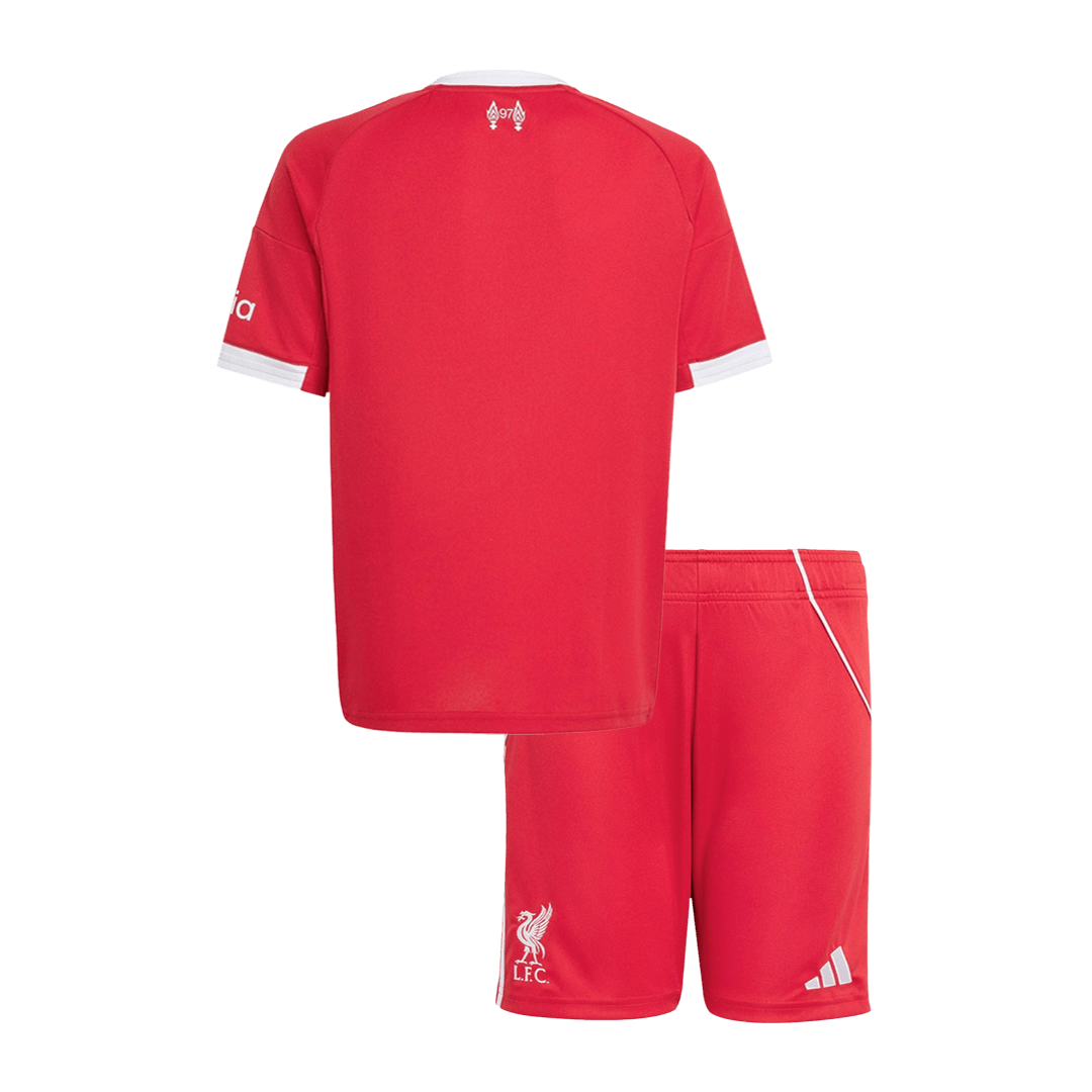 Completo Bambino Liverpool Casa 2025/26 - 2 Pezzi