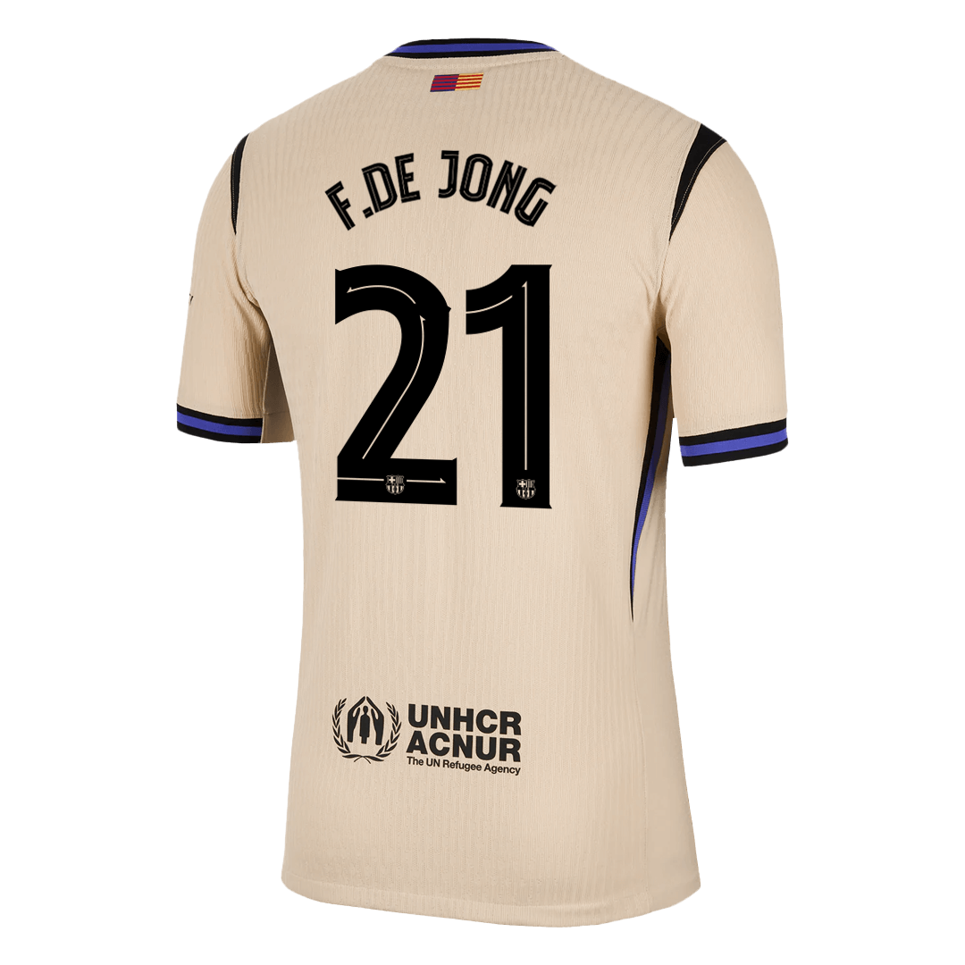 Maglia Gara Barcelona Trasferta F.DE JONG #21 Uomo 2025/26