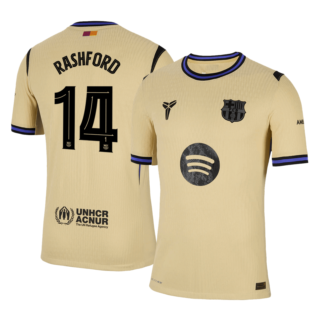Maglia Gara Barcelona Trasferta RASHFORD #14 Uomo 2025/26 - UCL