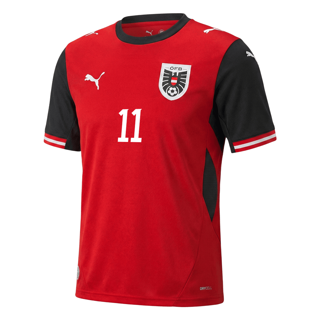 Maglia Replica Austria Casa GREGORITSCH #11 Uomo 2026