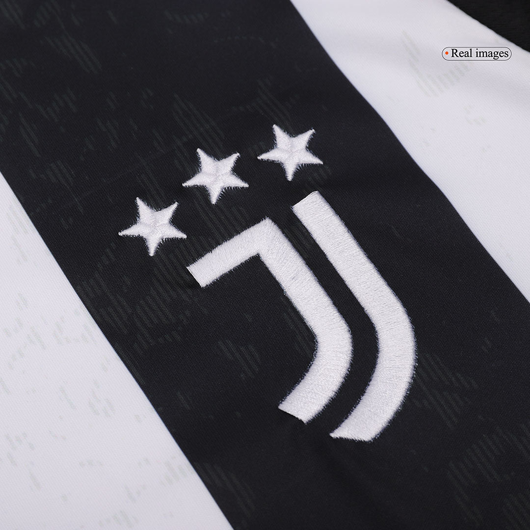 Completo Base Juventus Casa Uomo 2024/25 con Save the Children - 2 Pezzi
