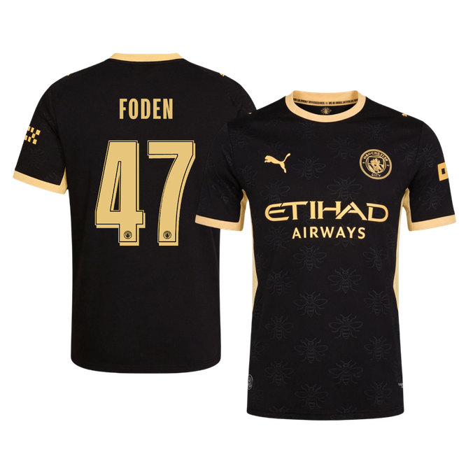 Maglia Gara Manchester City Trasferta FODEN #47 Uomo 2026/27 - UCL
