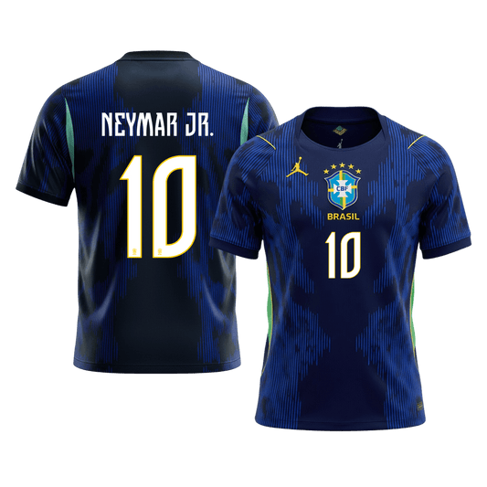 Maglia Replica Brasile Trasferta NEYMAR JR. #10 Uomo Mondiali 2026