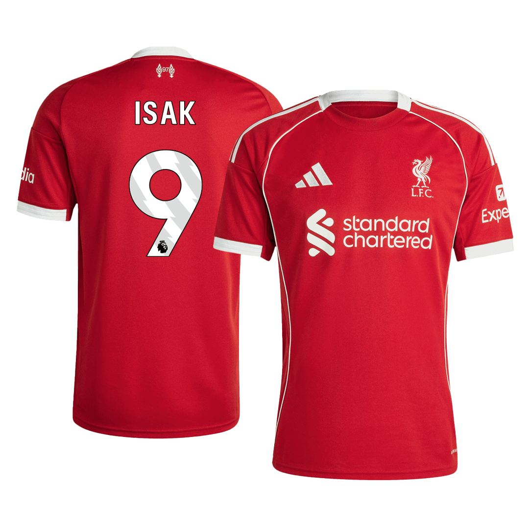 Maglia Replica Liverpool Casa ISAK #9 Uomo 2025/26