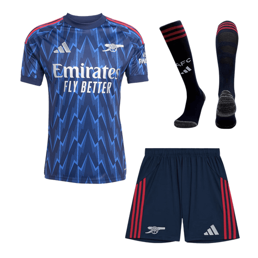Kit Completo Arsenal Trasferta Uomo 2025/26 - 3 Pezzi