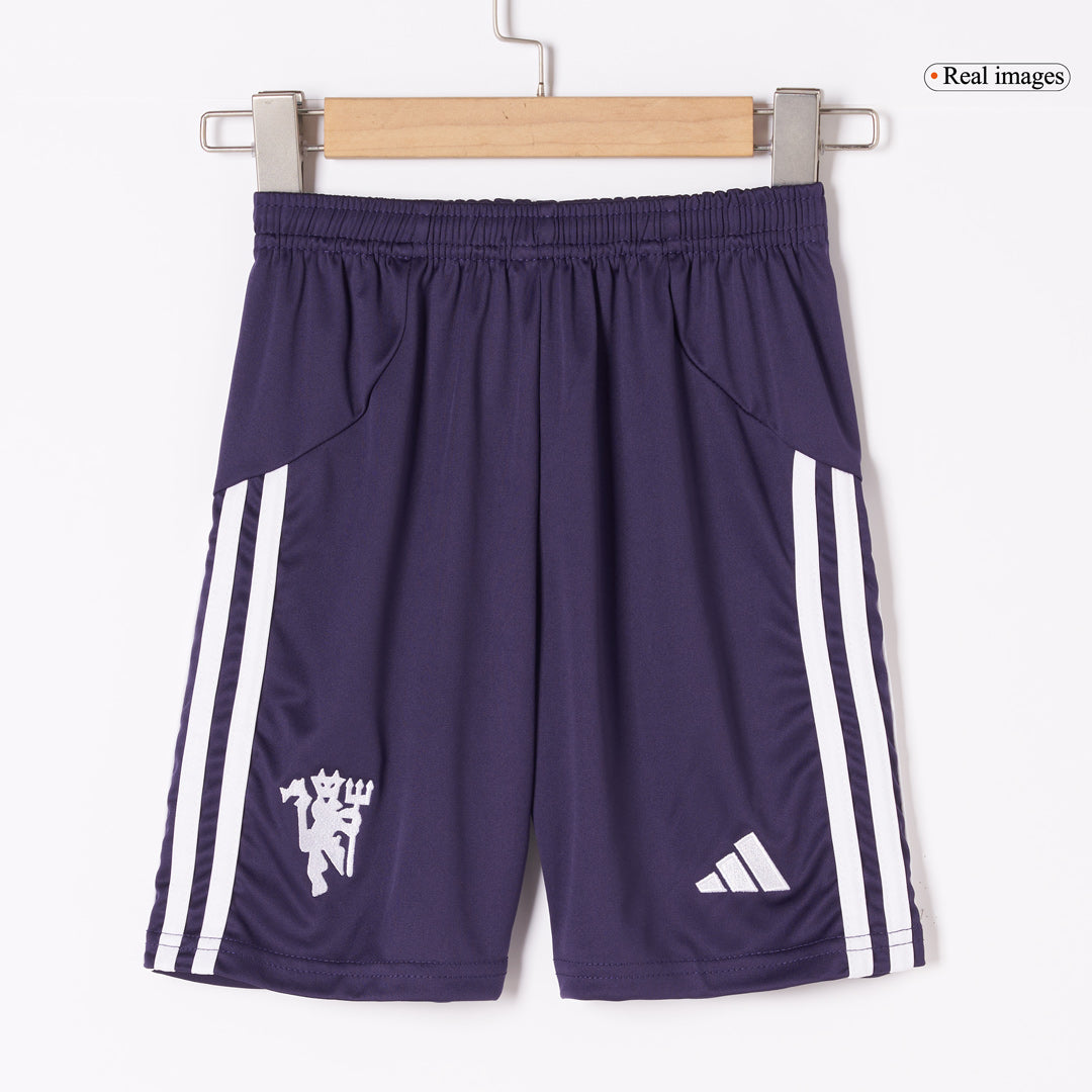 Base Kit Bambino Manchester United Trasferta 2025/26 - 2 Pezzi