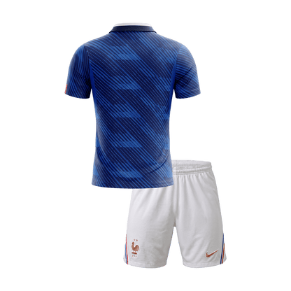 Base Kit Bambino Francia Casa Mondiali 2026 - 2 Pezzi