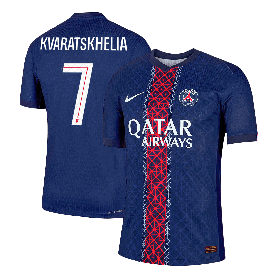 Maglia Gara PSG Casa KVARATSKHELIA #7 Uomo 2025/26