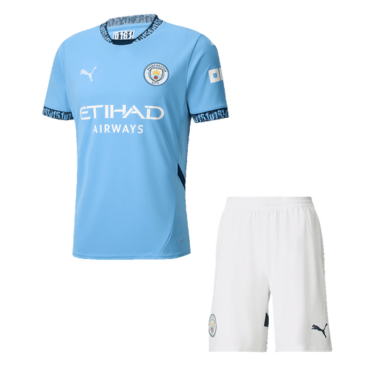 Completo Base Manchester City Casa Uomo 2024/25 - 2 Pezzi