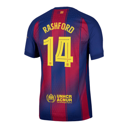 Maglia Gara Barcelona Casa RASHFORD #14 Uomo 2025/26 - UCL