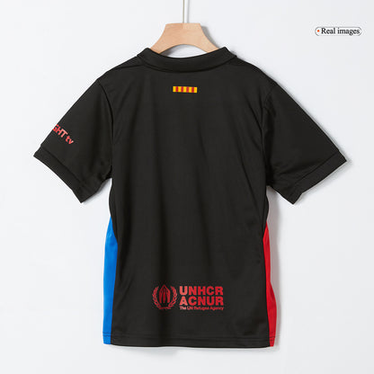 Completo Bambino Barcelona Trasferta 2024/25 Spotify Logo Without Text - 2 Pezzi