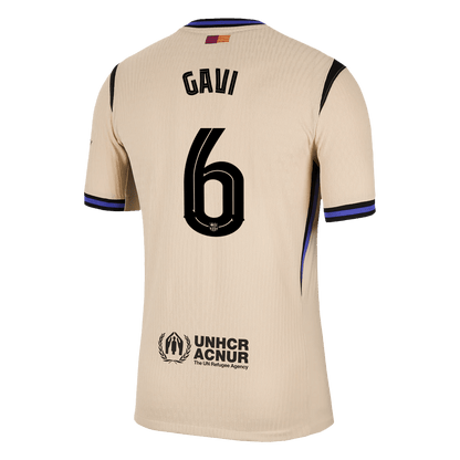 Maglia Gara Barcelona Trasferta GAVI #6 Uomo 2025/26