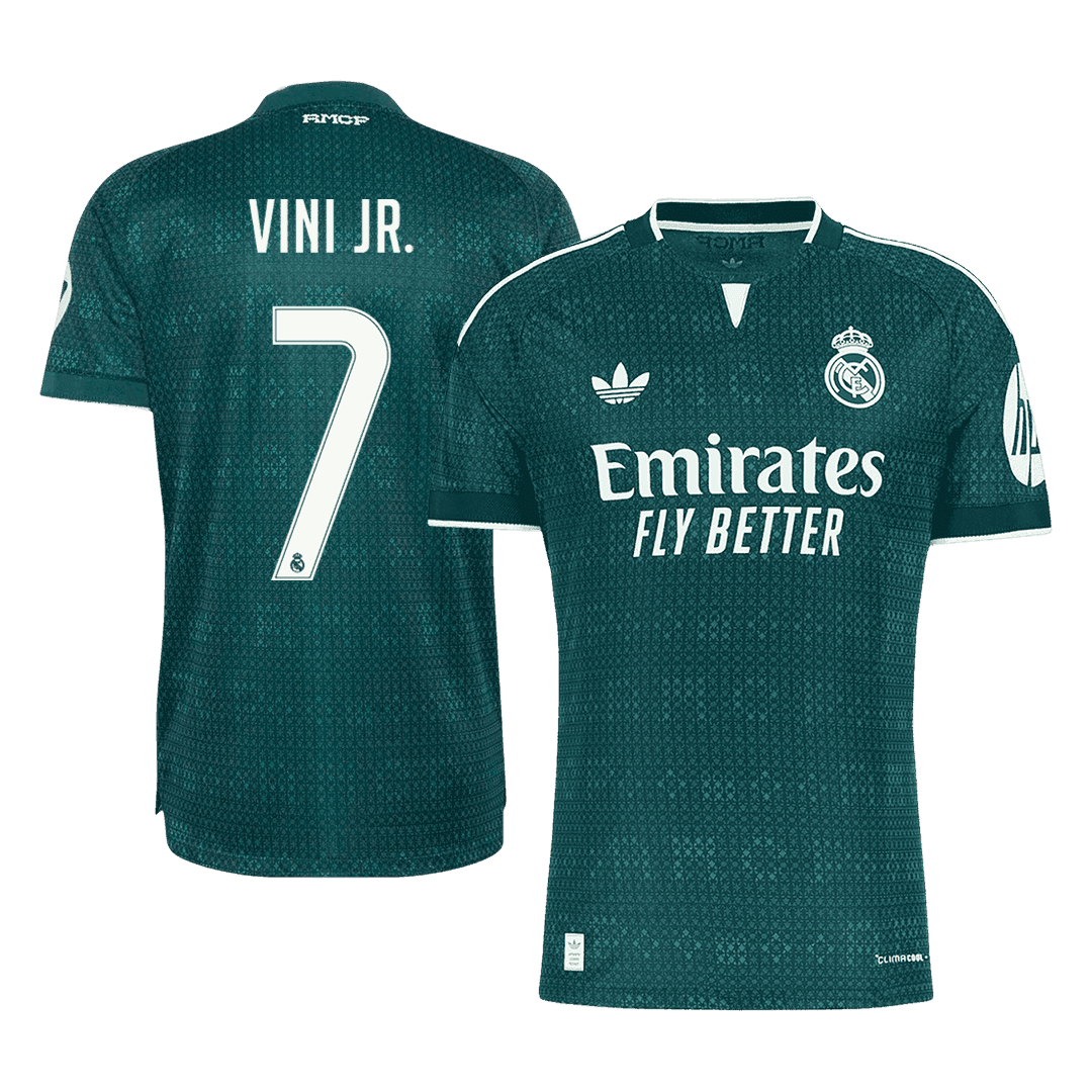 Maglia Gara Real Madrid Trasferta VINI JR. #7 Uomo 2026/27