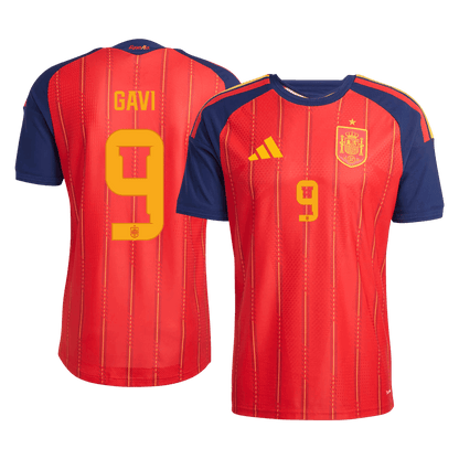 Maglia Gara Spagna Casa GAVI	 #9 Uomo Mondiali 2026