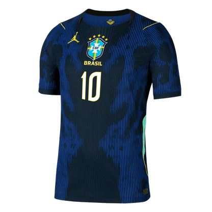Maglia Gara Brasile Trasferta NEYMAR JR. #10 Uomo Mondiali 2026
