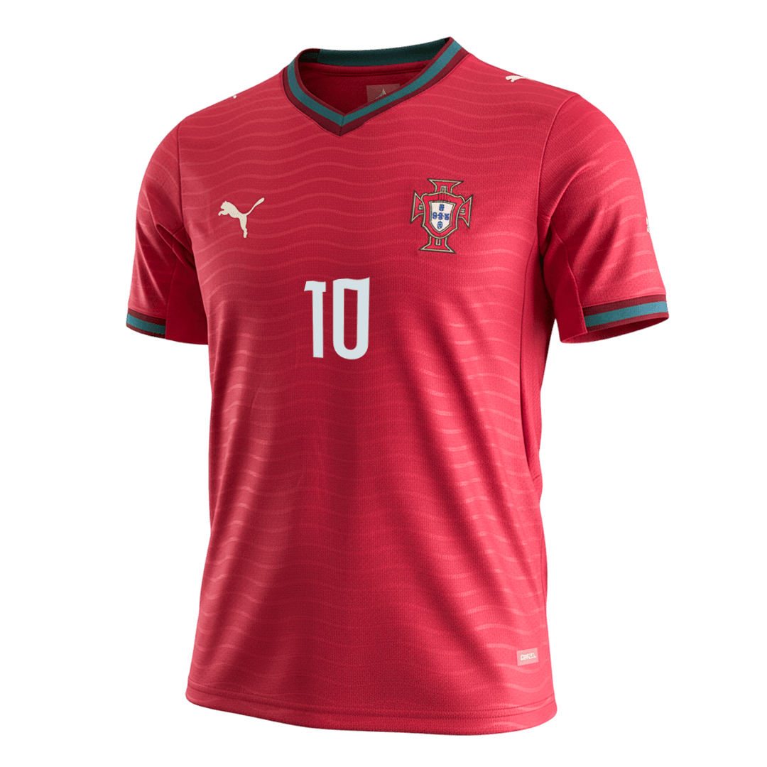 Maglia Replica Portogallo Casa BERNARDO #10 Uomo 2026