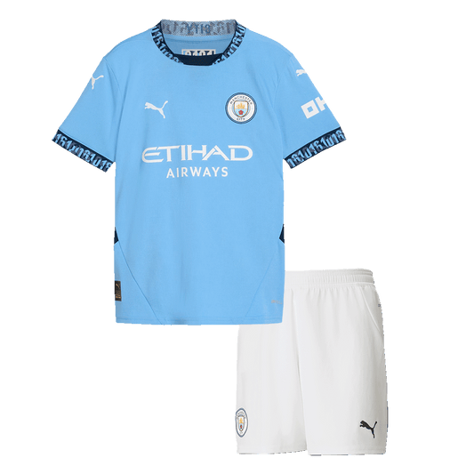 Completo Bambino Manchester City Casa 2024/25 - 2 Pezzi