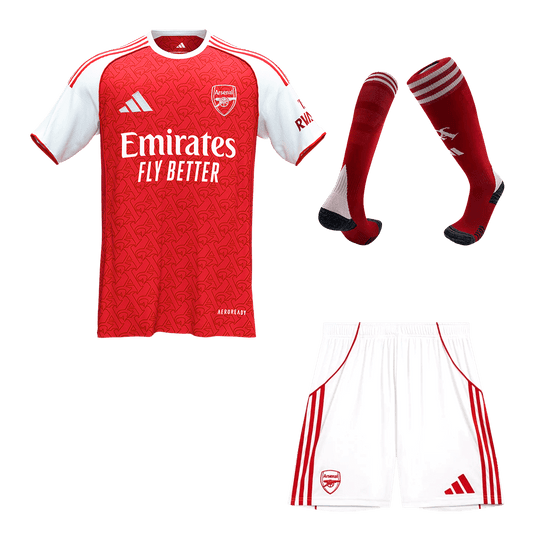Kit Completo Arsenal Casa Uomo 2025/26 - 3 Pezzi
