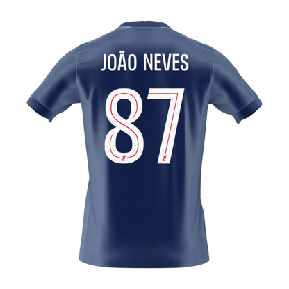 Maglia Replica PSG Casa JOÃO NEVES #87 Uomo 2025/26
