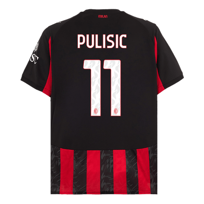 Maglia Replica AC Milan Casa PULISIC #11 Uomo 2025/26