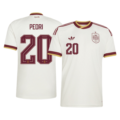 Maglia Replica Spagna Trasferta PEDRI #20 Uomo Mondiali 2026
