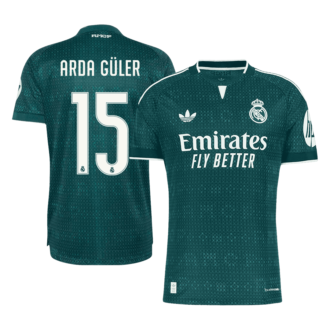 Maglia Gara Real Madrid Trasferta ARDA GÜLER #15 Uomo 2026/27