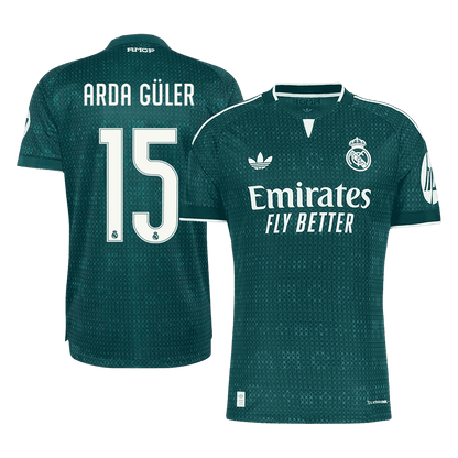 Maglia Gara Real Madrid Trasferta ARDA GÜLER #15 Uomo 2026/27