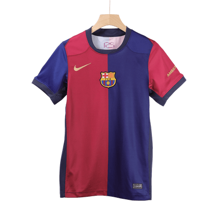 Maglia Replica Barcelona Casa LAMINE YAMAL #19 Uomo 2024/25 - Spotify Logo Without Text
