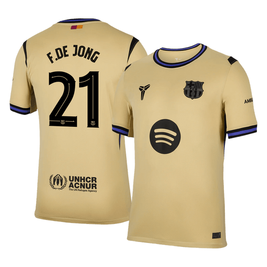 Maglia Replica Barcelona Trasferta F.DE JONG #21 Uomo 2025/26 - UCL