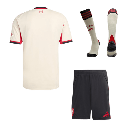 Kit Completo Liverpool Trasferta Uomo 2025/26 - 3 Pezzi