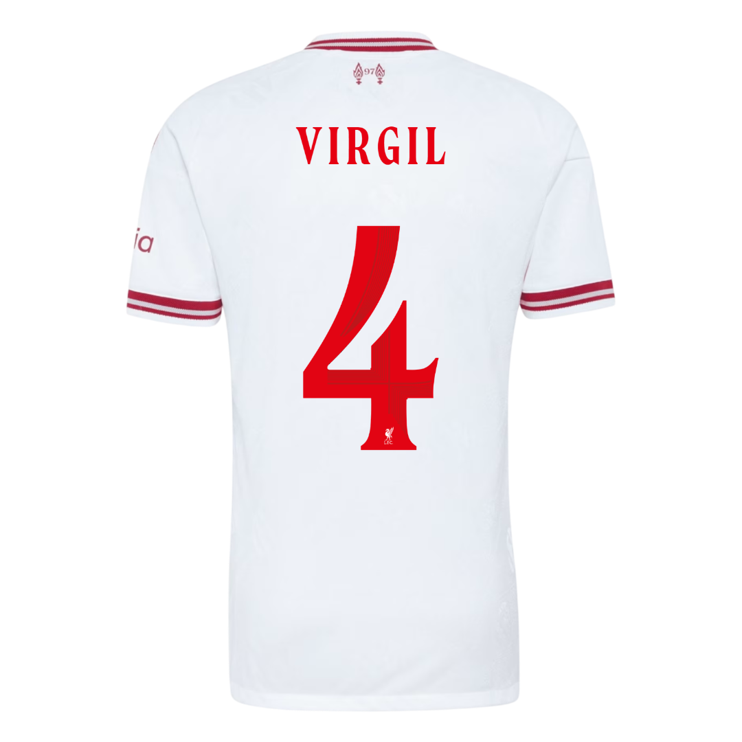 Maglia Gara Liverpool Trasferta VIRGIL #4 Uomo 2026/27 - UCL