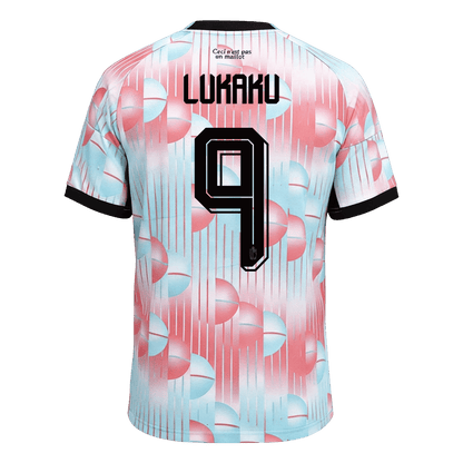 Maglia Replica Belgio Trasferta LUKAKU #9 Uomo Mondiali 2026