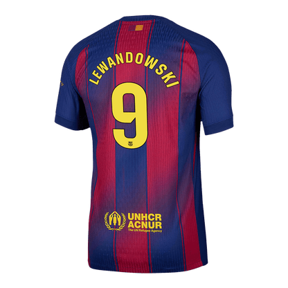 Maglia Gara Barcelona Casa LEWANDOWSKI #9 Uomo 2025/26