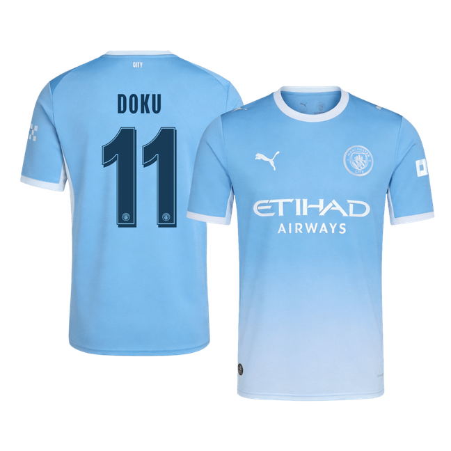 Maglia Replica Manchester City Casa DOKU #11 Uomo 2026/27 - UCL
