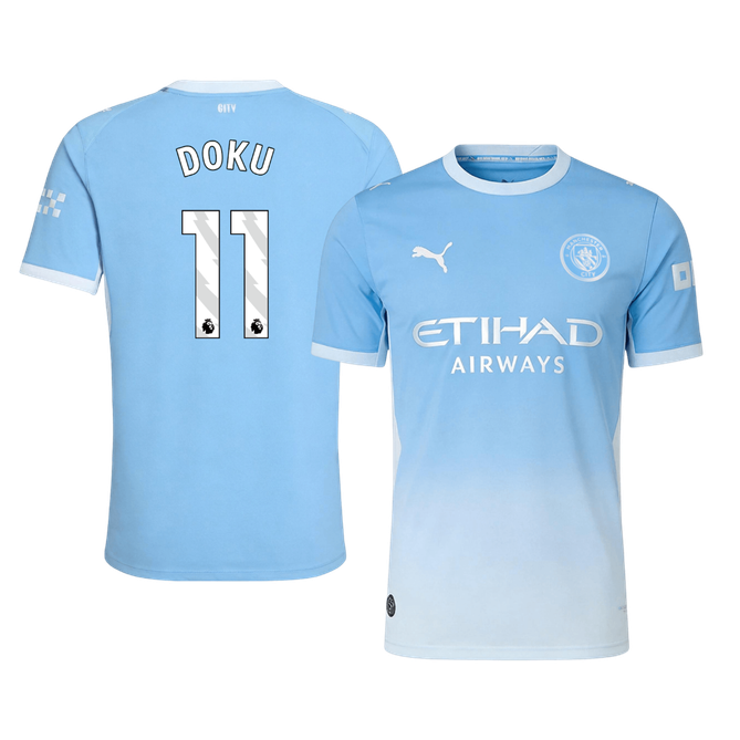 Maglia Gara Manchester City Casa DOKU #11 Uomo 2026/27
