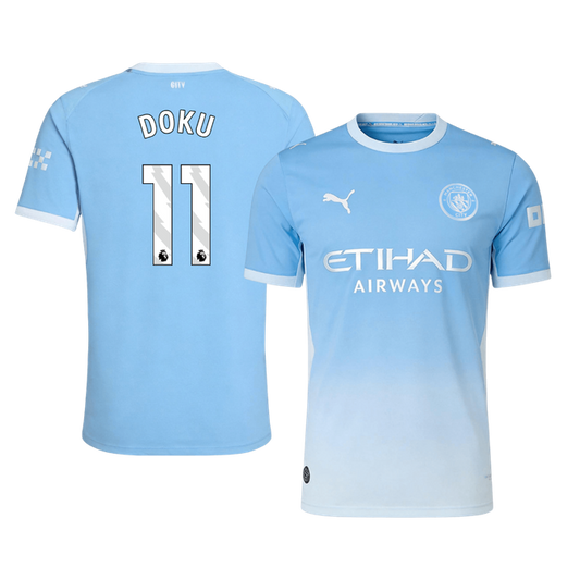 Maglia Gara Manchester City Casa DOKU #11 Uomo 2026/27