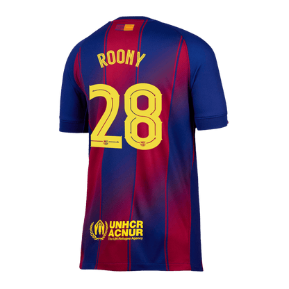 Maglia Replica Barcelona Casa ROONY #28 Uomo 2025/26
