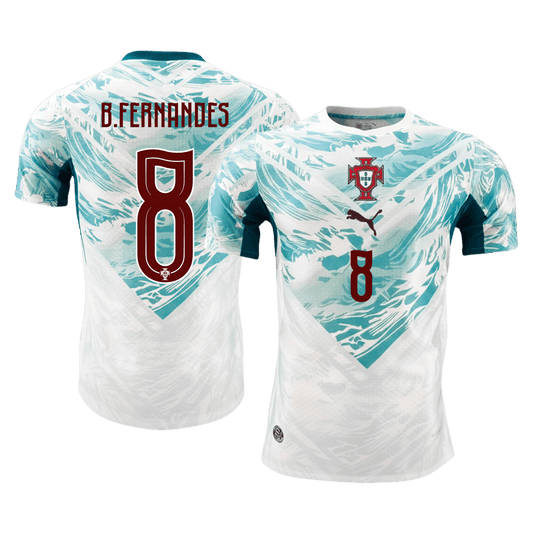 Maglia Gara Portogallo Trasferta B.FERNANDES #8 Uomo Mondiali 2026