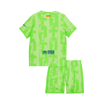 Completo Bambino Barcelona Terza 2024/25  Spotify Logo Without Text - 2 Pezzi