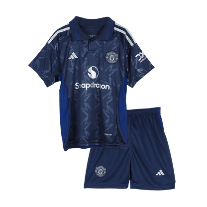 Completo Bambino Manchester United Trasferta 2024/25 - 2 Pezzi