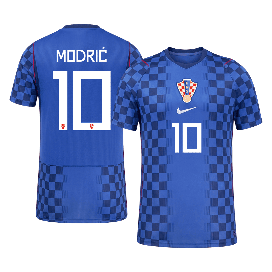 Maglia Gara Croazia Trasferta MODRIĆ #10 Uomo Mondiali 2026