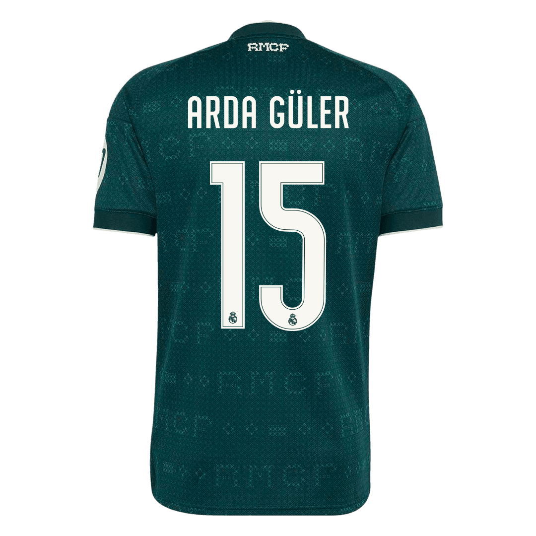 Maglia Replica Real Madrid Trasferta ARDA GÜLER #15 Uomo 2026/27