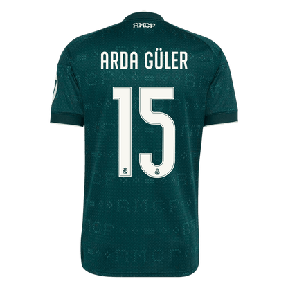 Maglia Replica Real Madrid Trasferta ARDA GÜLER #15 Uomo 2026/27
