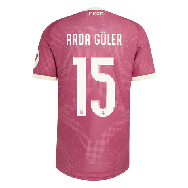 Maglia Gara Real Madrid Terza ARDA GÜLER #15 Uomo 2026/27