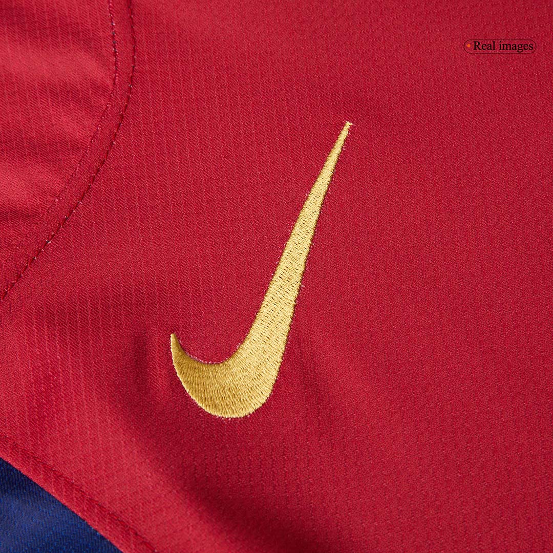 Maglia Replica Barcelona Casa Uomo Spotify Logo Without Text 2024/25 - 125¡ã Anniversario