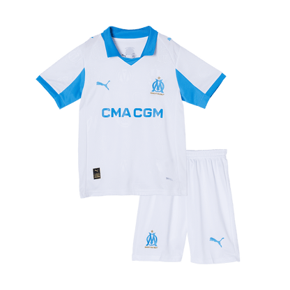 Base Kit Bambino Marseille Casa 2025/26 - 2 Pezzi