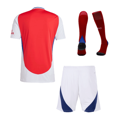 Kit Completo Arsenal Casa Uomo 2024/25 - 3 Pezzi