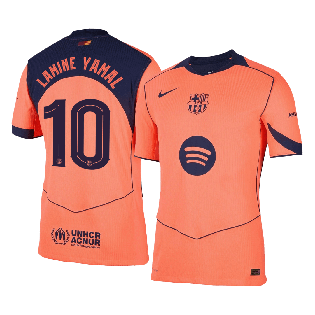 Maglia Gara Barcelona Terza LAMINE YAMAL #10 Uomo 2025/26