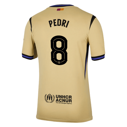 Maglia Replica Barcelona Trasferta PEDRI #8 Uomo 2025/26 - UCL
